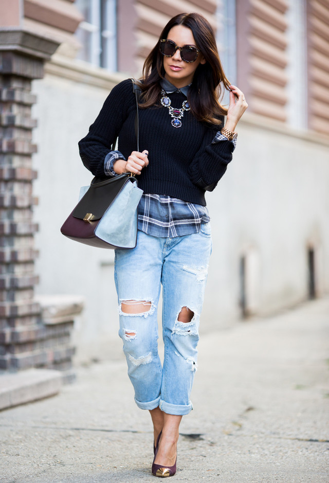 15 Outfit Ideas with Sweaters - fashionsy.com