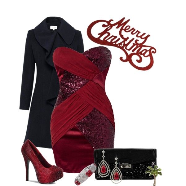 15 Elegant Christmas Polyvore Combinations