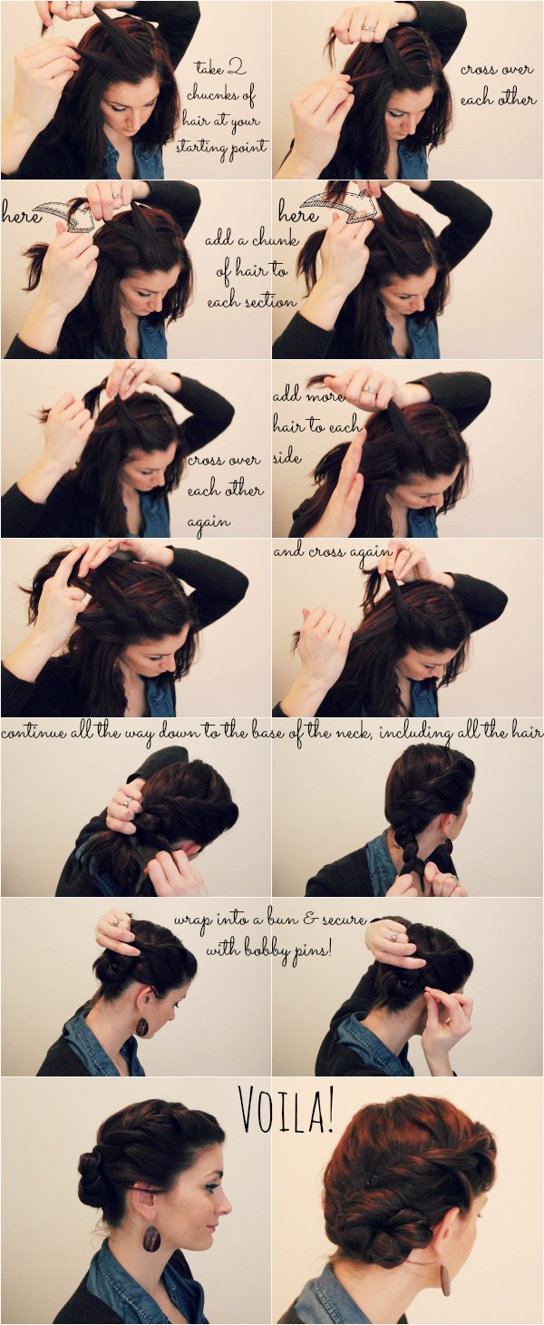 Super Easy Step By Step Hairstyle Ideas Fashionsy Com