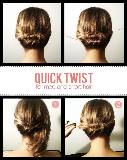 Hair Tutorials For Short Hair Fashionsy Com