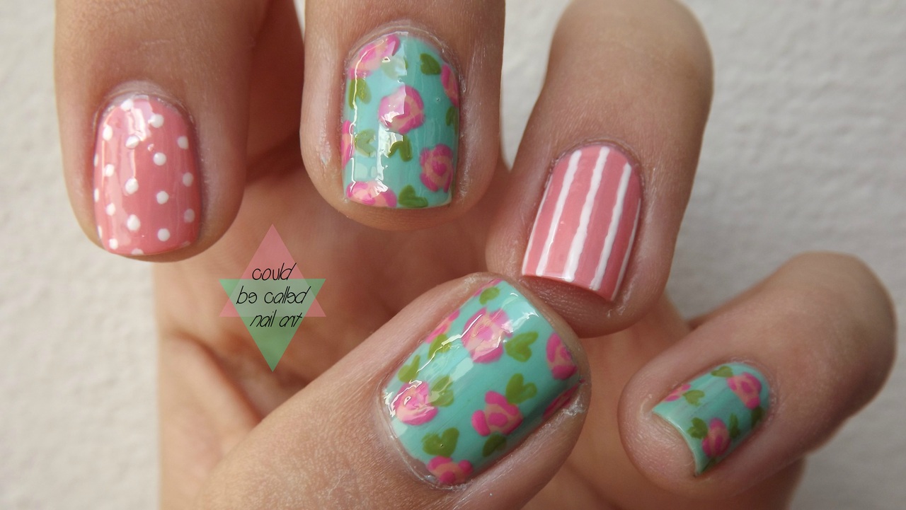 Flower Nail Designs Perfect For Spring and Summer Time - fashionsy.com