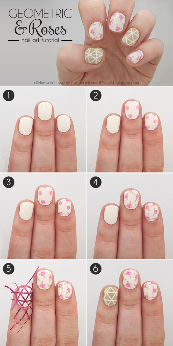 16 Interesting Nail Tutorials For Short Nails - fashionsy.com