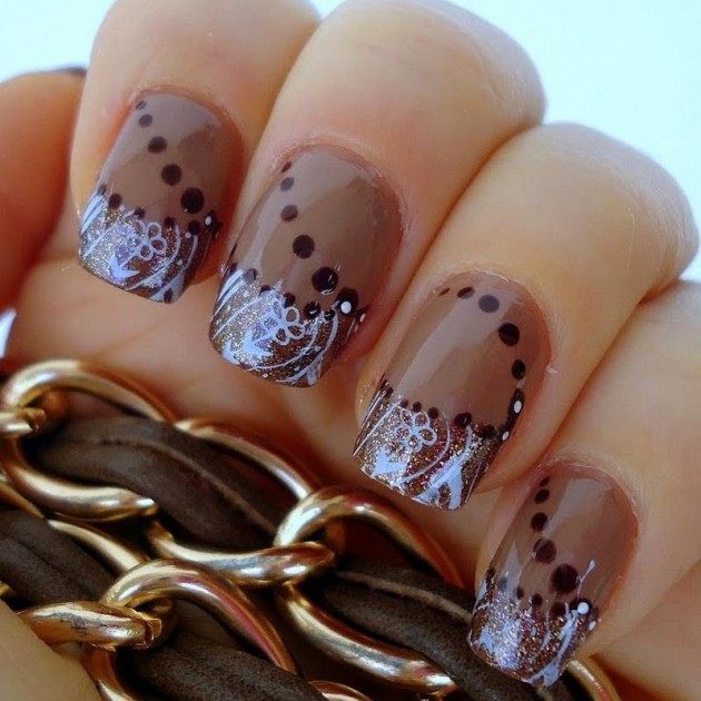 brown nail fall try nails fun manicure crispy bmodish fashionsy sugar source preen credit unas para