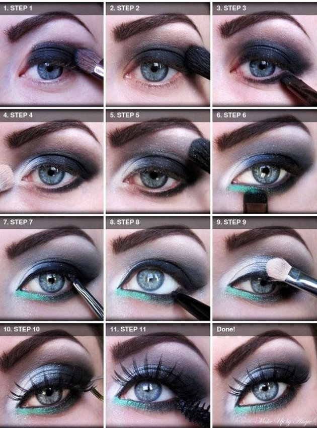 Step-By-Step Makeup Ideas For Blue Eyes - fashionsy.com