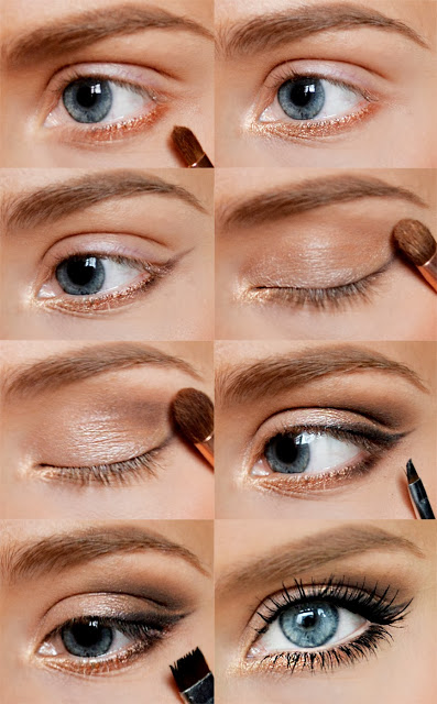 step Ideas makeup By Blue For Makeup by look  Step step natural Eyes Step