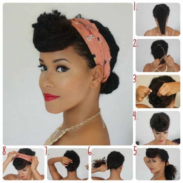 15 Ways To Style Your Hair With A Scarf and Bandanna - fashionsy.com