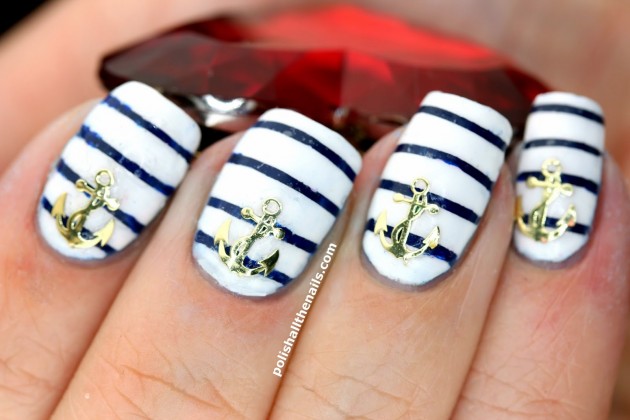 Nautical Theme Nail Art Decals - wide 1