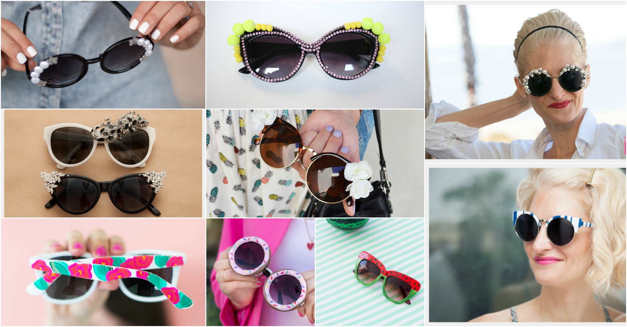 15 Low Cost DIY Sunglasses You Can Whip Up In No Time - fashionsy.com