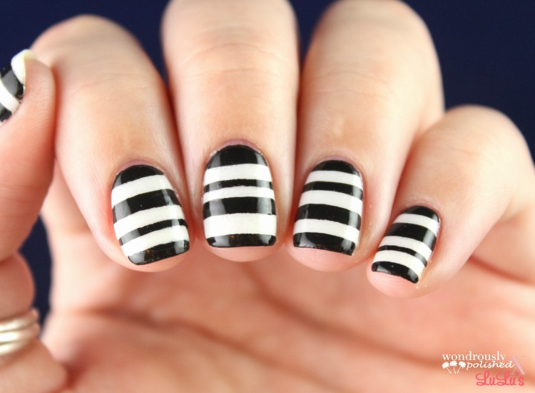 9. Striped Colored Nail Designs - wide 10