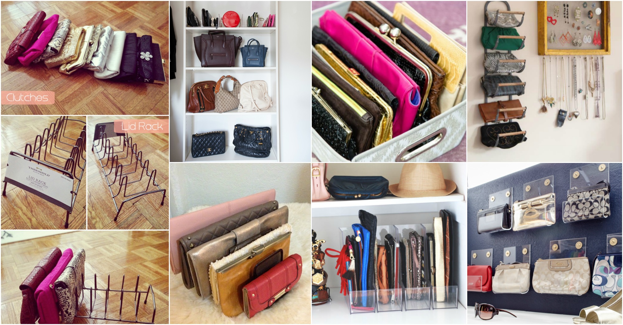 10 Fantastic Ways Of How To Organize Purses And Clutches - fashionsy.com