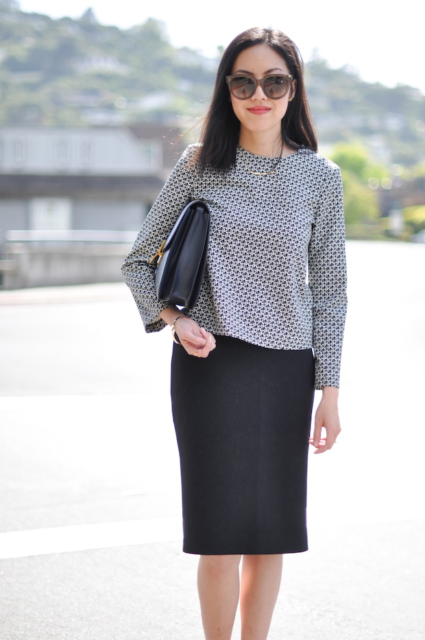 How To Wear A Pencil Skirt In The Office This Fall - fashionsy.com