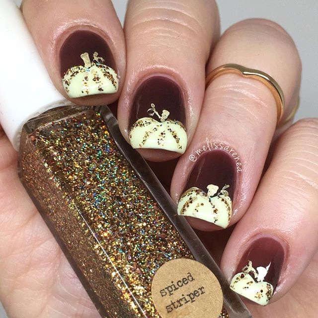 Fun Pumpkin Nail Designs You Will Love To Copy This Fall - fashionsy.com