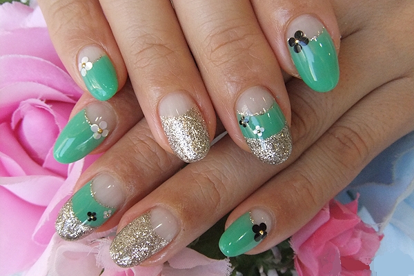 12 Green Nails Popular Design In 2014