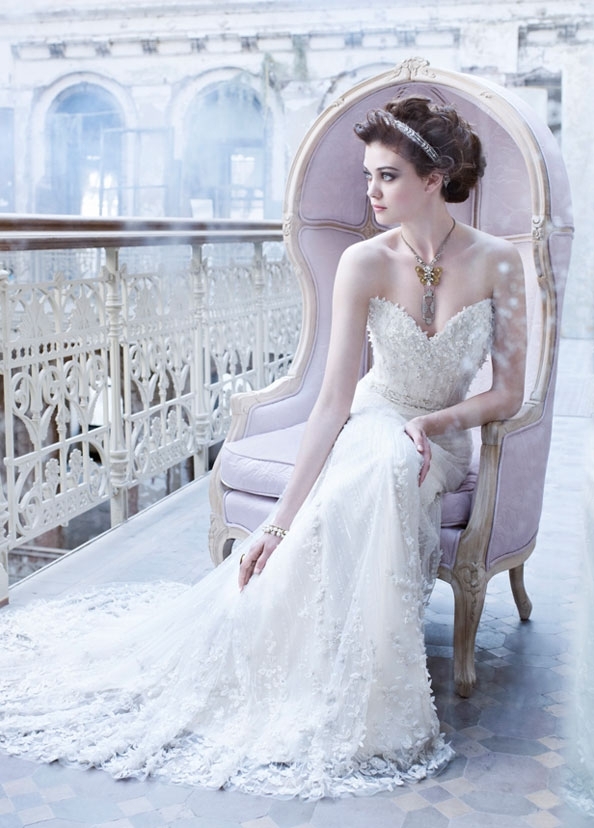 Glamorous Lazaro Wedding Dresses