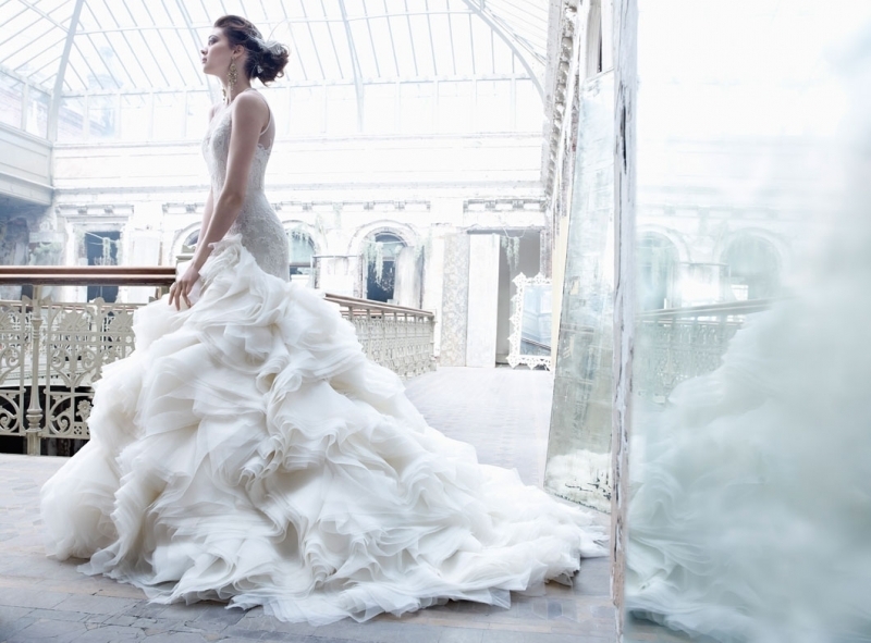 Glamorous Lazaro Wedding Dresses