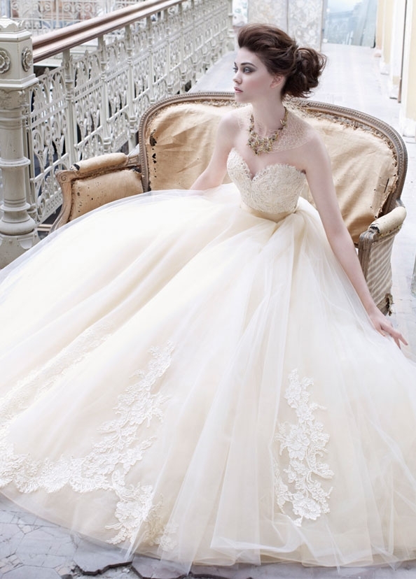 Glamorous Lazaro Wedding Dresses