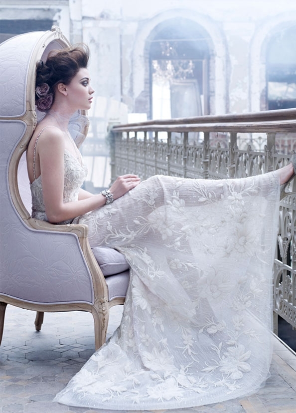 Glamorous Lazaro Wedding Dresses