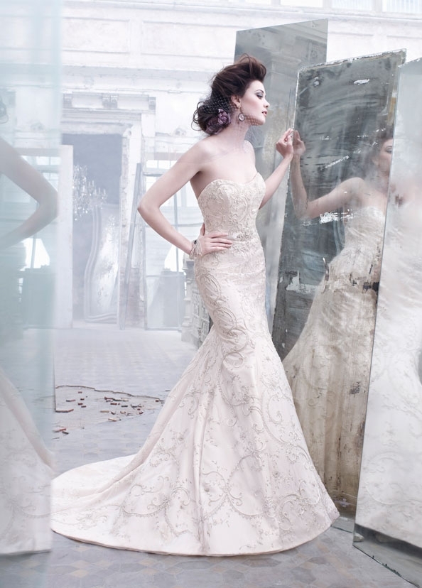 Glamorous Lazaro Wedding Dresses