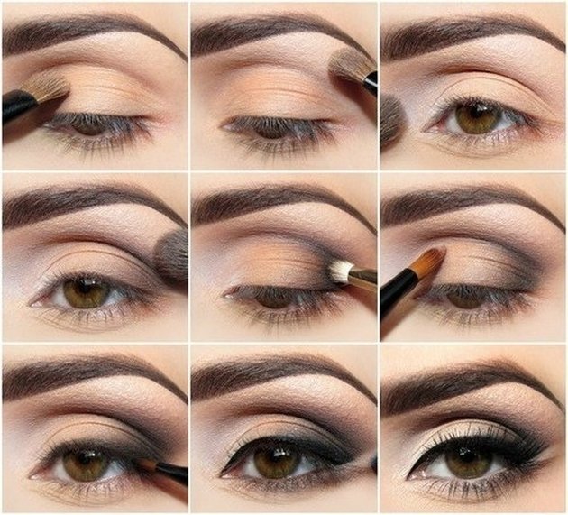 makeup tutorials for brown eyes step by step