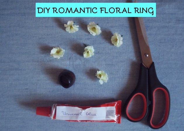 DIY Romantic Floral Ring