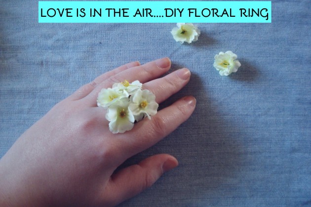 DIY Romantic Floral Ring