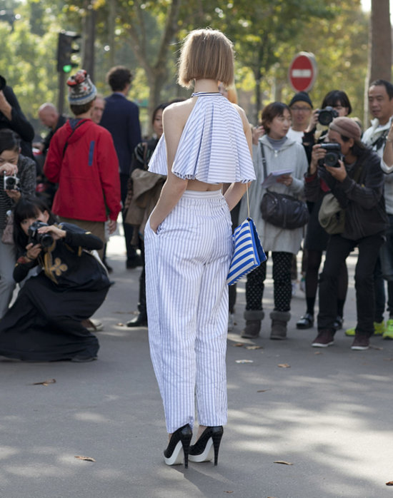 25 Street Style Paris Fashion Week Spring 2014 - fashionsy.com