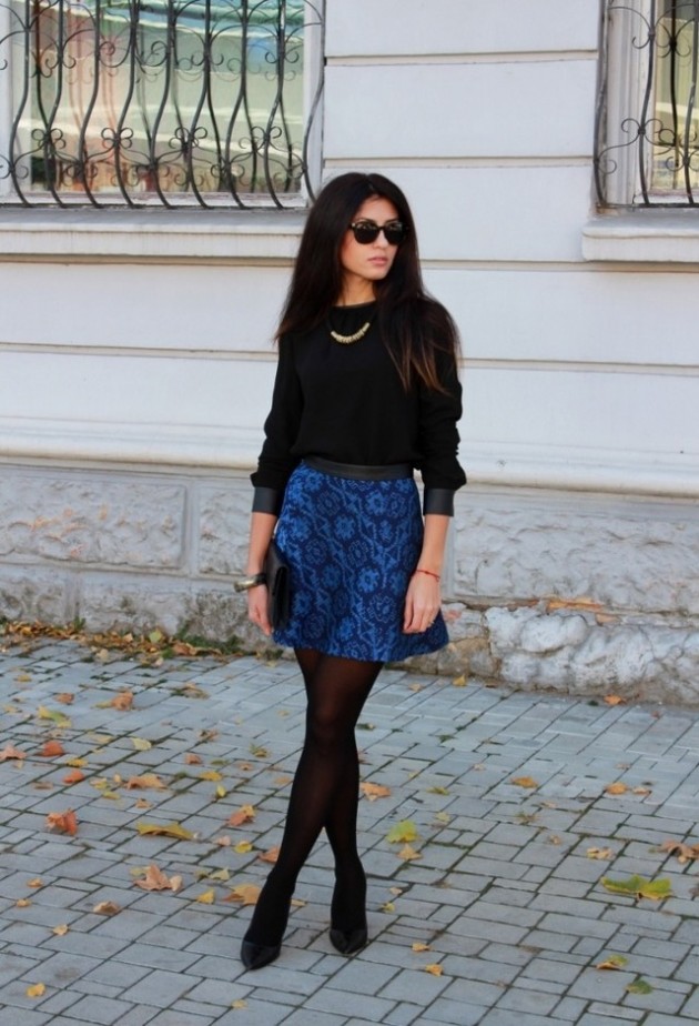 16 Fall Outfit Ideas with Skirts