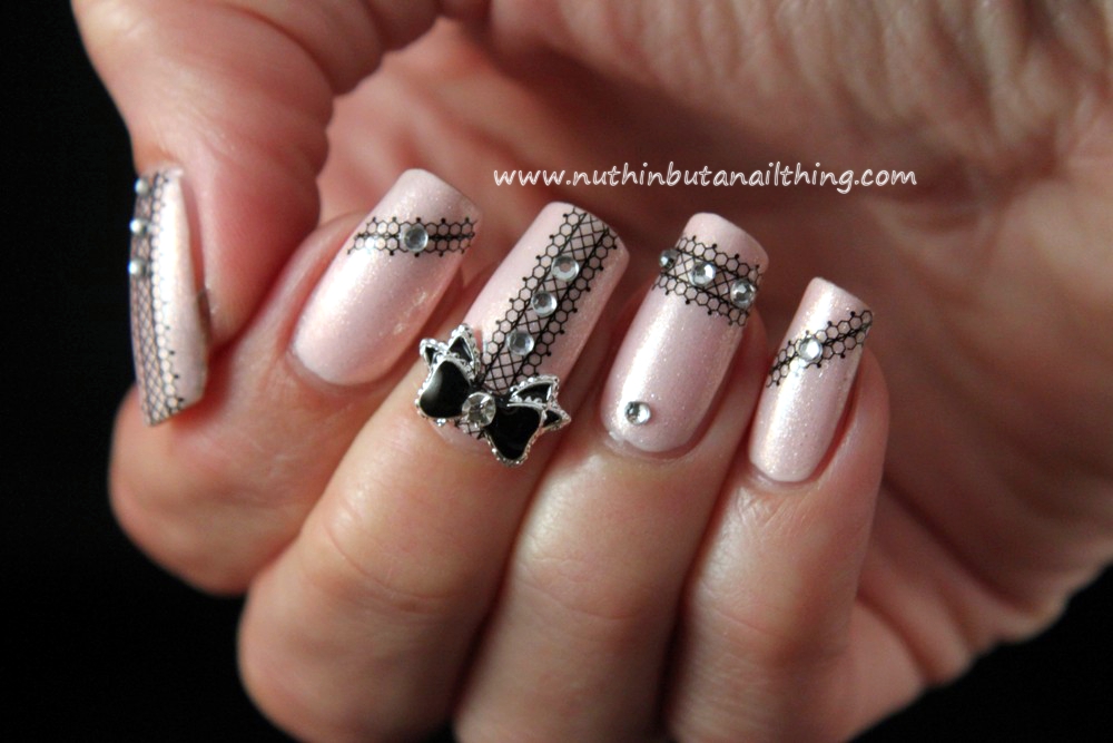 3. Vintage Lace Nail Art - wide 9