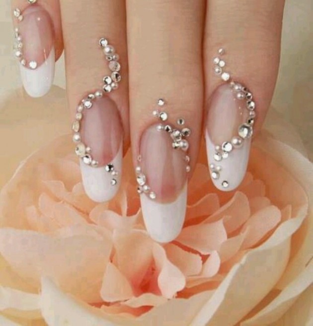 19 Gorgeous Bridal Nail Ideas