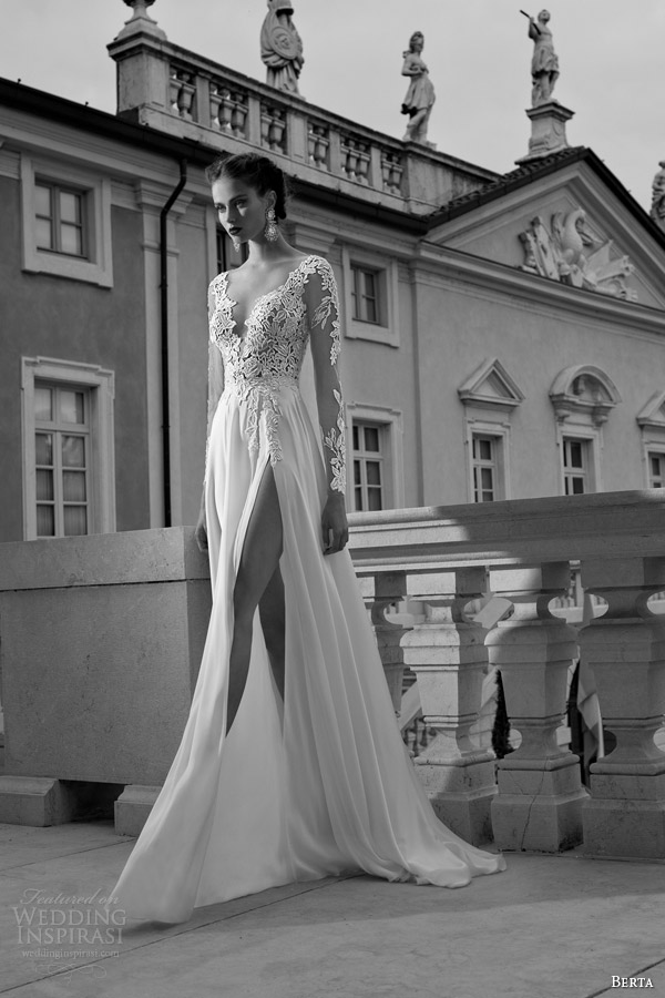 Berta Bridal Winter 2014   Long Sleeve Wedding Dresses