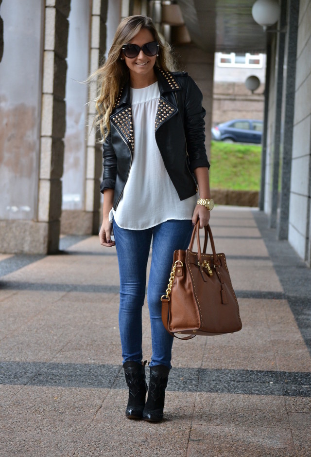 18 Street Style Outfit Ideas With Spikes And Studs - fashionsy.com