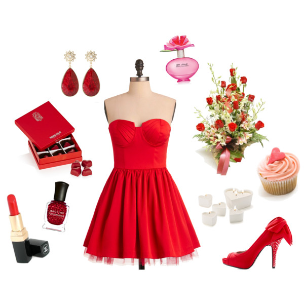 18 Sexy and Elegant Valentines Day Polyvore Combinations