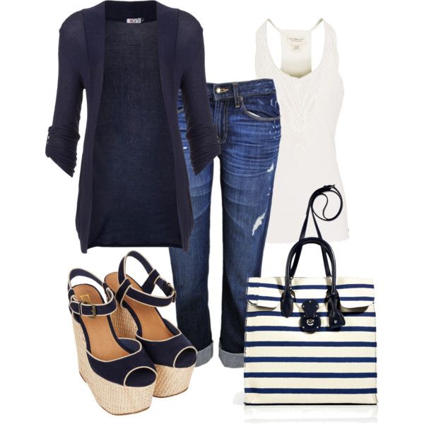 Trendy Spring Polyvore Combinations