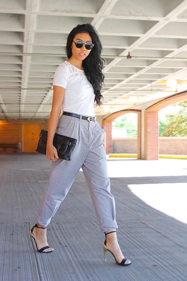 Outfit Ideas With High Waisted Pants
