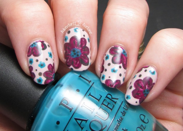 Flower Nail Designs Perfect For Spring and Summer Time