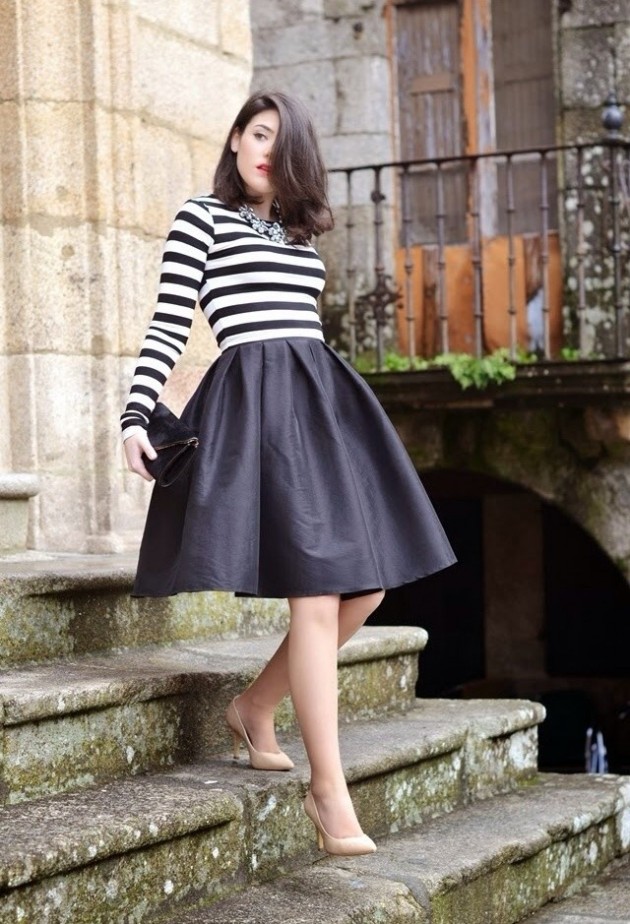 16 Outfit Ideas With A Midi Skirt - fashionsy.com