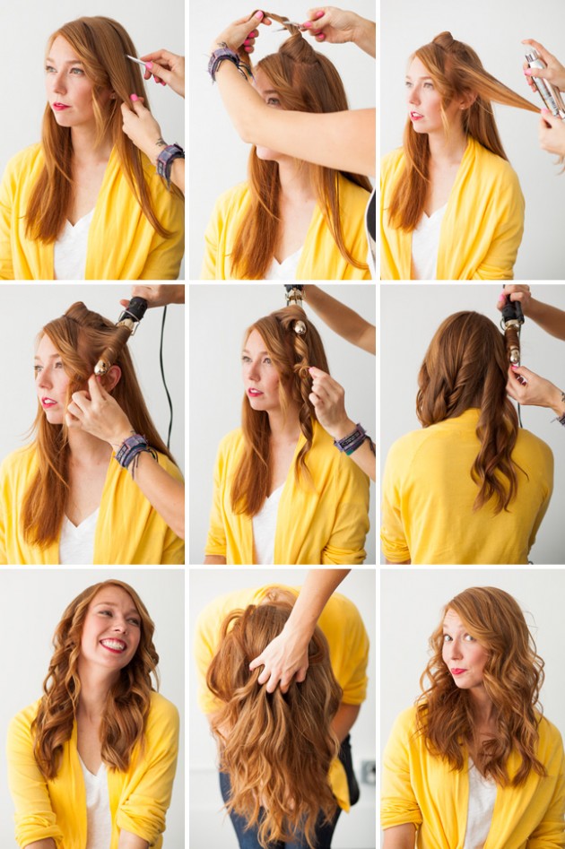how to curl your hair when you have layers