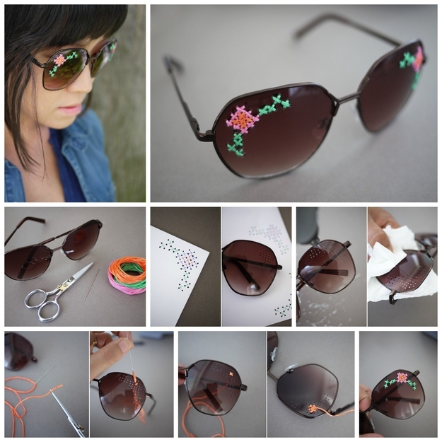 14 Interesting Ways To Decorate Your Sunglasses 