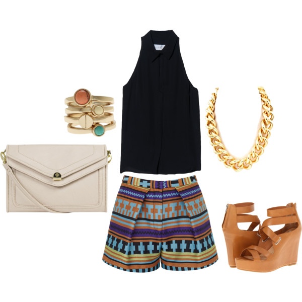 15 Polyvore Combinations With Shorts For The Summer Days - fashionsy.com