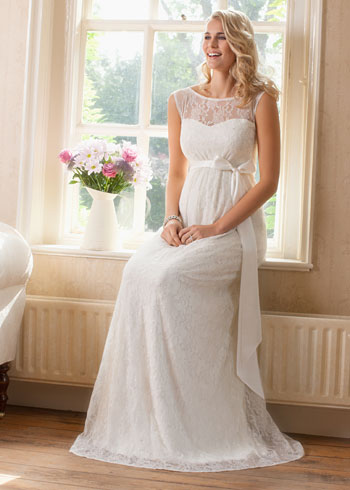 Gorgeous Wedding Dresses For Pregnant Brides