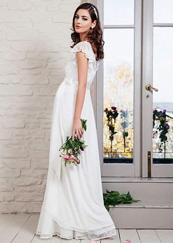 Gorgeous Wedding Dresses For Pregnant Brides