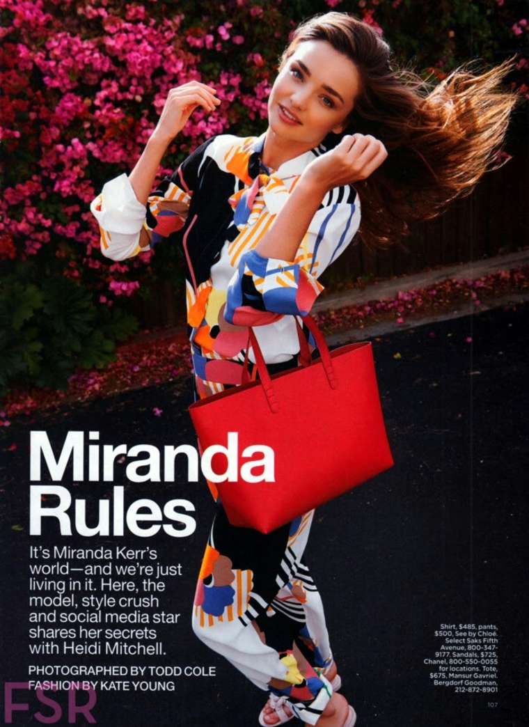 Candice Swanepoel and Miranda Kerr for Magazine Lucky