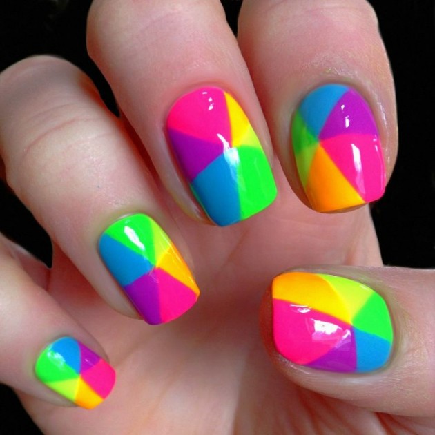 Fun Multicolored Nail Designs For The Summer