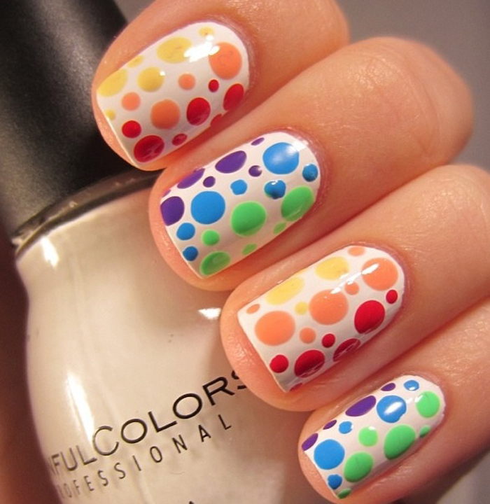 Fun Multicolored Nail Designs For The Summer - fashionsy.com
