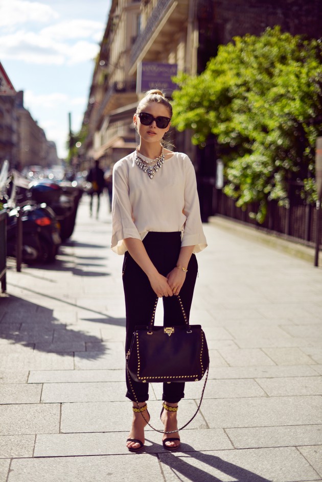 Kristina Bazan - a blogger with a great sense of style - fashionsy.com