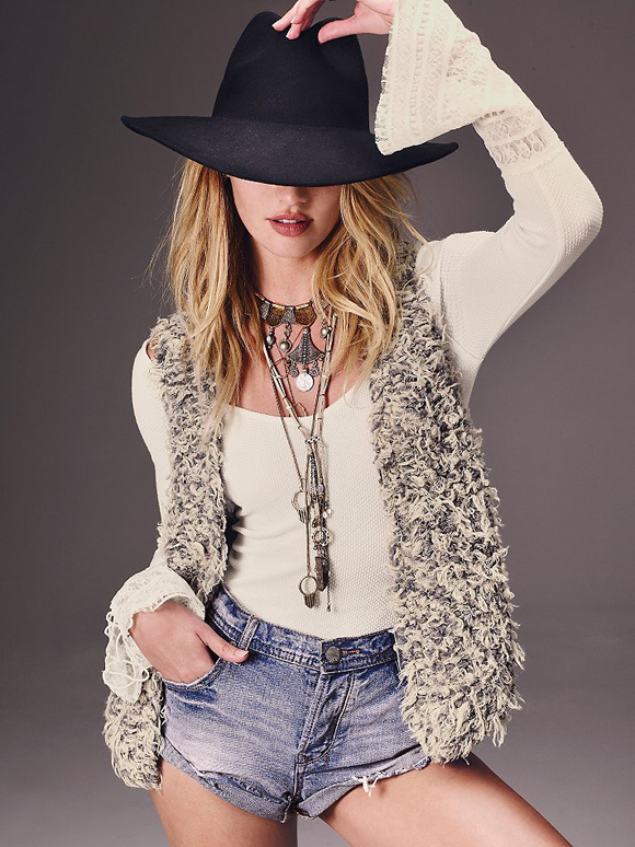 Candice Swanepoel is Western Girl for Free People