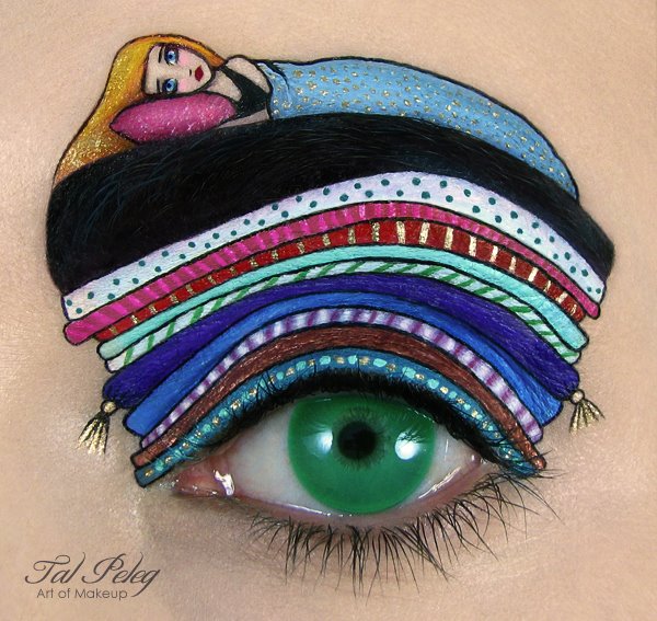 Small works of art on the eyelids are possible