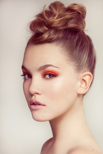 Perfectly imperfect ballerina bun for Fall 2014