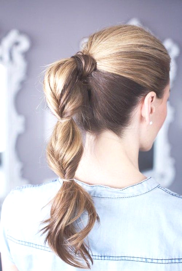Sectioned Ponytail   New Trend to Try  