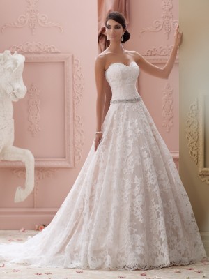 David Tutera for Mon Cheri Spring 2015 Collection - fashionsy.com